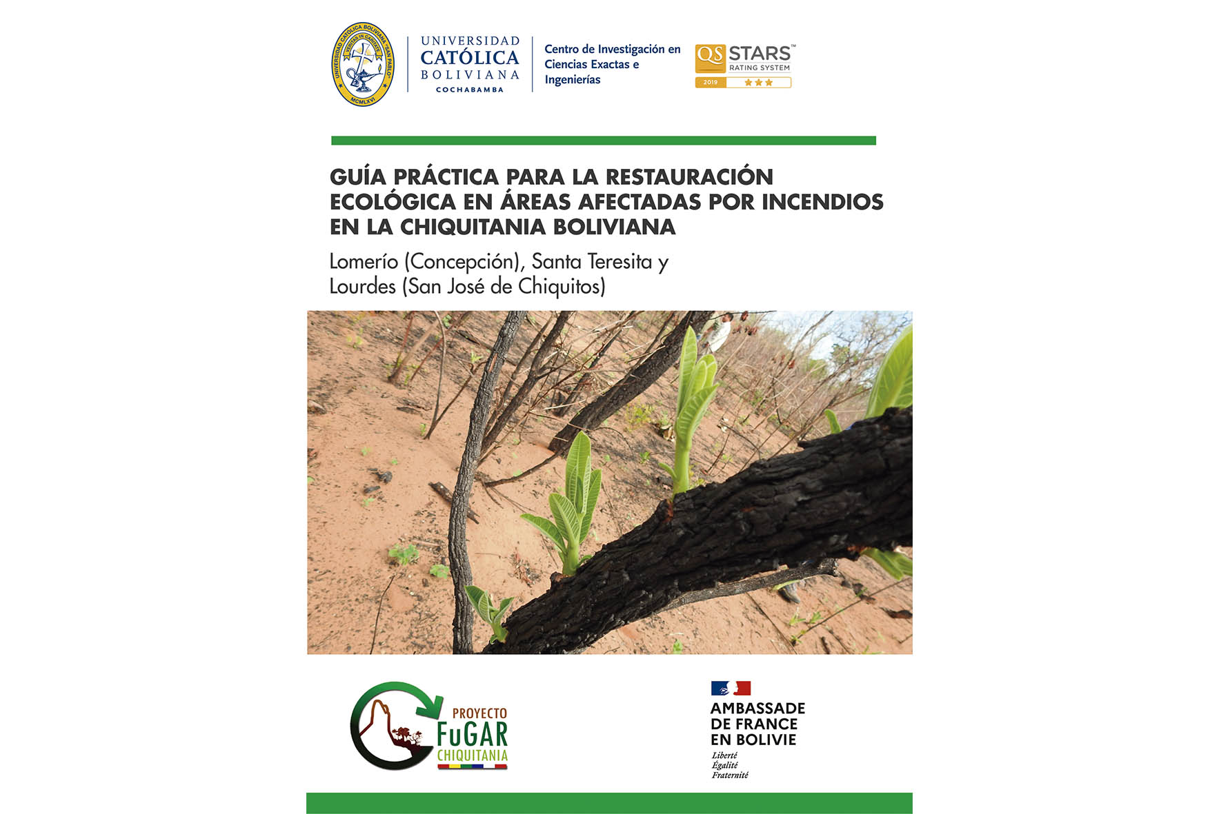 Guía práctica para la restauración ecológicas en áreas afectadas por incendios en la Chiquitanía bol